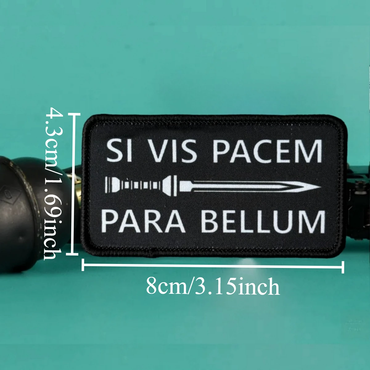 Parche táctico chevron SI VIS PACEM PARA BELLUM moral - imagen 2