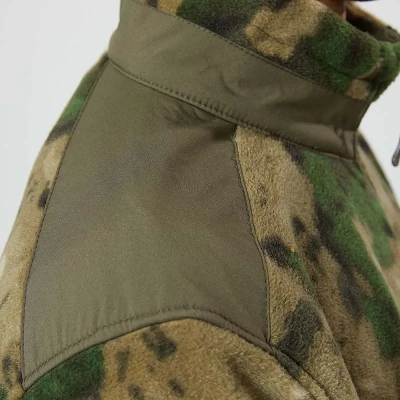 Chaqueta táctica forro polar camuflaje woodland hombre - imagen 3