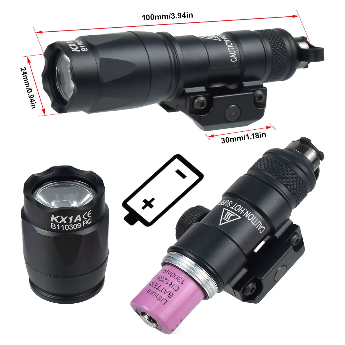 SureFire M600 Linterna táctica Picatinny y M-LOK momentáneo - imagen 2