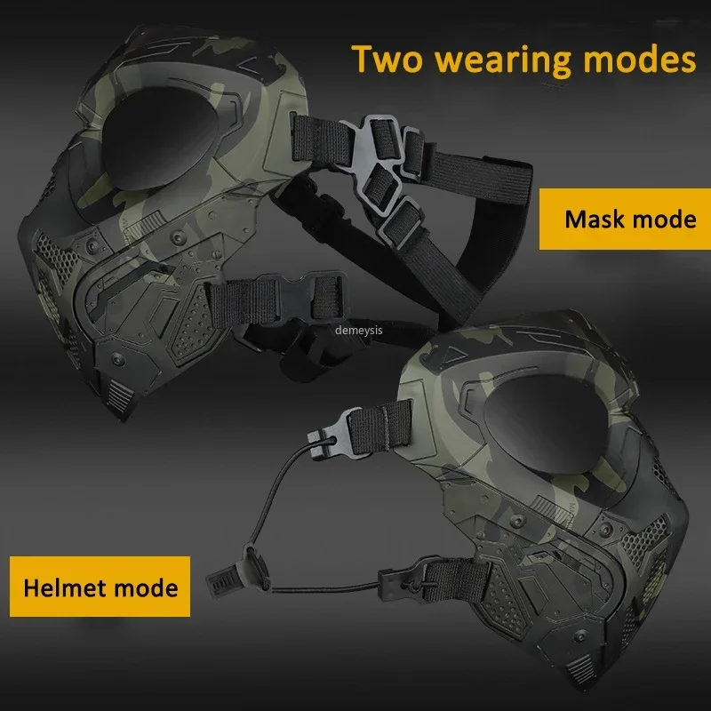Máscara táctica airsoft – Protección facial completa para exteriores - imagen 2