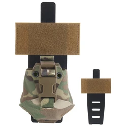 Porta granadas MOLLE táctica con bolsillo elástico para herramientas