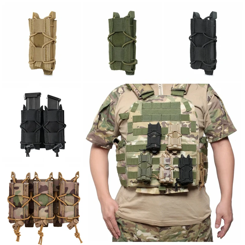 Portacargadores MOLLE táctico universal para caza y airsoft - imagen 5