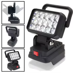Lámpara LED Makita 18V LXT 1600LM plegable para trabajo y emergencia