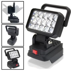 Lámpara LED Makita 18V LXT 1600LM plegable para trabajo y emergencia