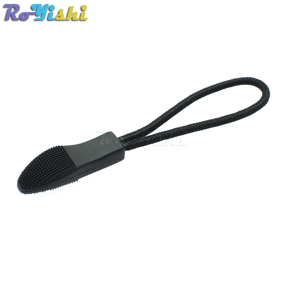 Tirador paracord negro resistente para mochila táctica MOLLE - imagen 5