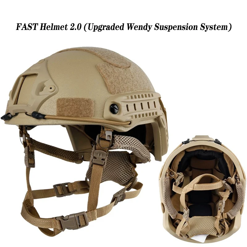 Kefra Casco táctico ACH de corte alto NIJ IIIA FAST Wendy - imagen 4