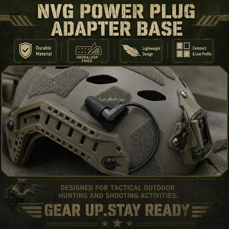 Adaptador base NVG para visión nocturna en casco táctico y airsoft - imagen 2