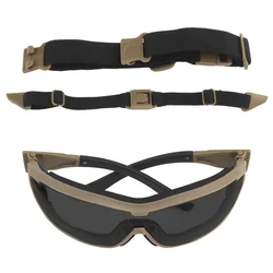 Gafas tácticas antiniebla con patillas extraíbles y protección UVA/UVB