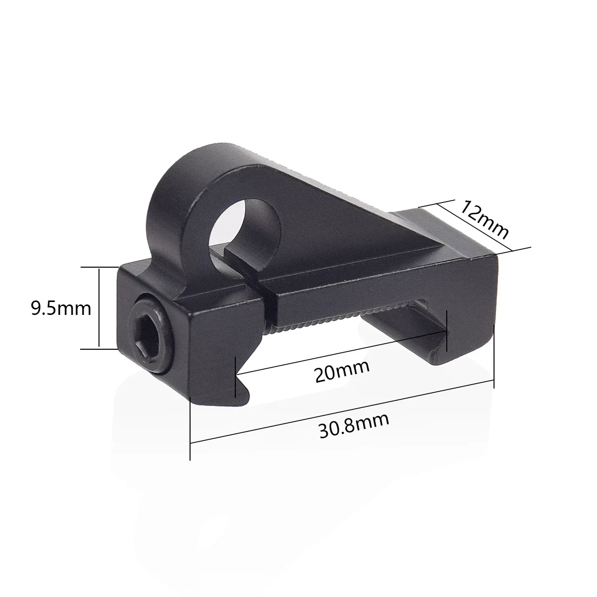 Adaptador giratorio eslinga táctica para riel Picatinny–Pistola rifle - imagen 5