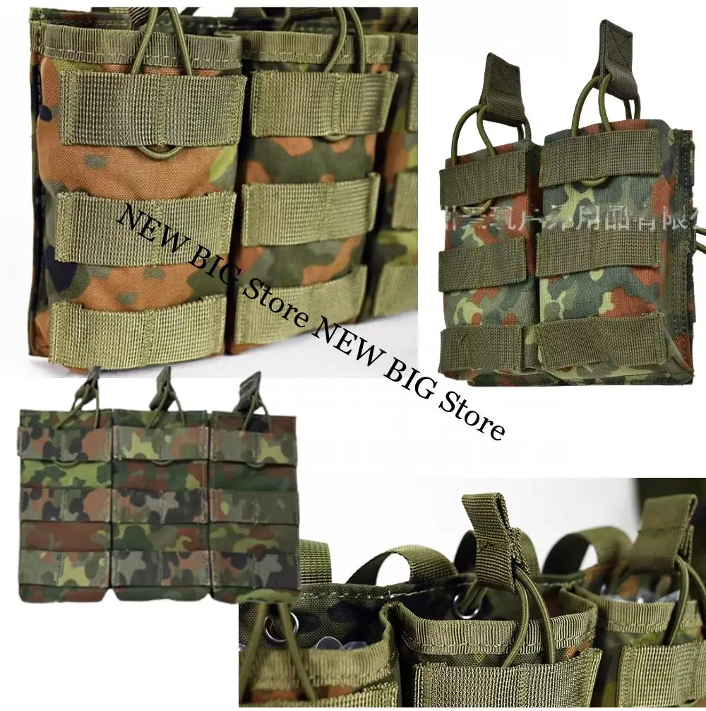 Portacargadores MOLLE Flecktarn para chaleco táctico militar - imagen 4