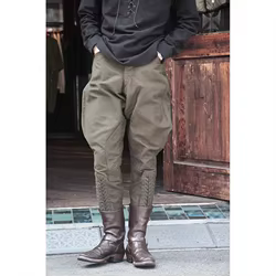 Pantalones tácticos de sarga algodón verde bosque – corte clásico