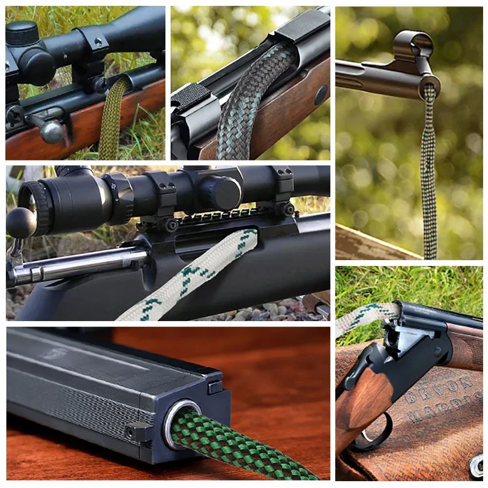 Cuerda limpiadora pistola rifle universal .22 .223 .38 5.56 7.62 12GA - imagen 4