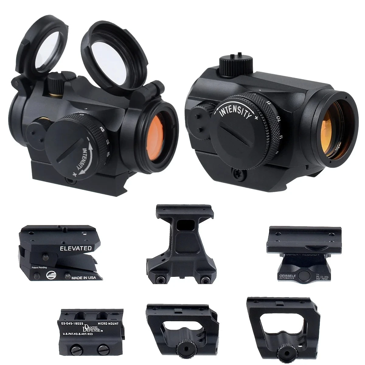 Mira táctica T01/T02 con Red Dot 2MOA – Óptica réflex 1x22mm