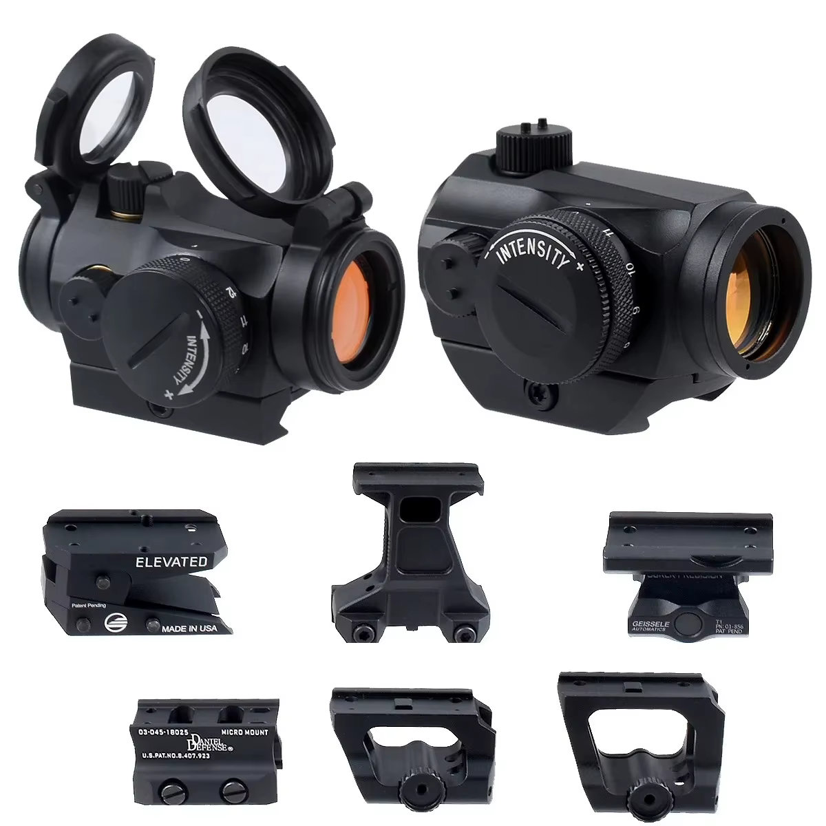 Mira táctica T01/T02 con Red Dot 2MOA – Óptica réflex 1x22mm