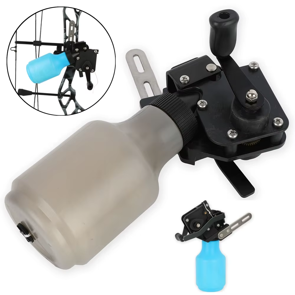 Carrete de pesca arco de cuerda ABS con cable para pescar - imagen 3