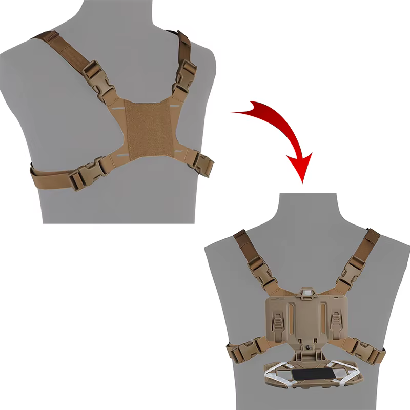 Soporte pectoral táctico para smartphone – Airsoft y caza - imagen 5
