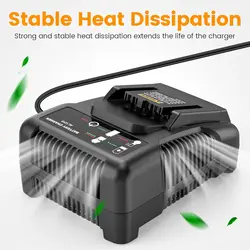 Cargador rápido compatible NiCad/Li-Ion para AEG y RIDGID