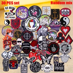 Parche termoadhesivo bordado punk para chaquetas y costura