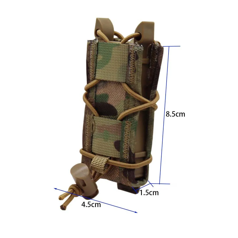 Portacargador táctico extracción rápida MOLLE para cinturón caza - imagen 4