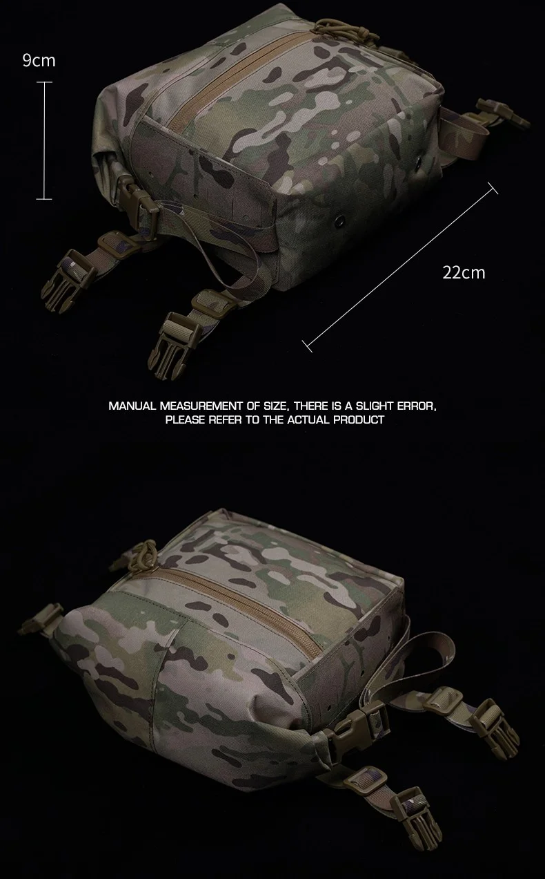 Detalle del sistema de fijación Molle