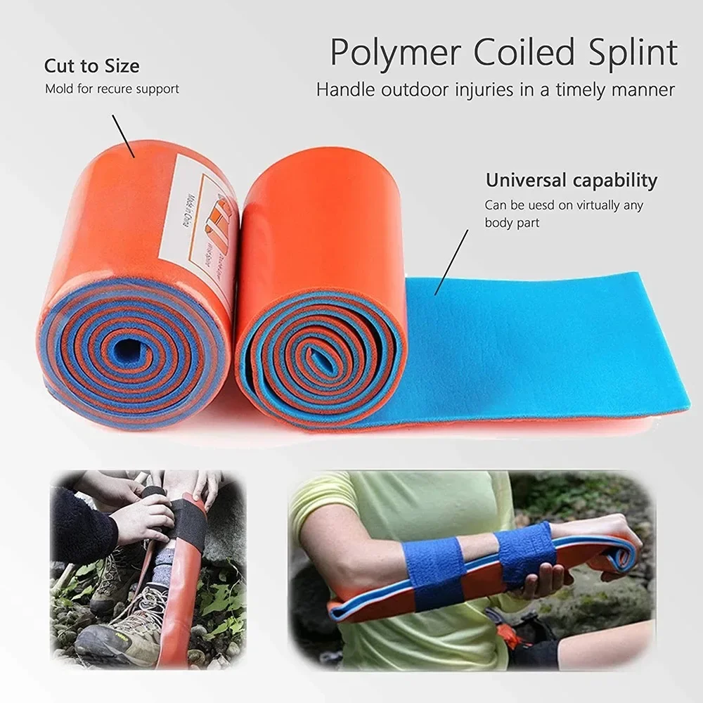 Férula de emergencia enrollable para fracturas – soporte inmovilizador - imagen 3
