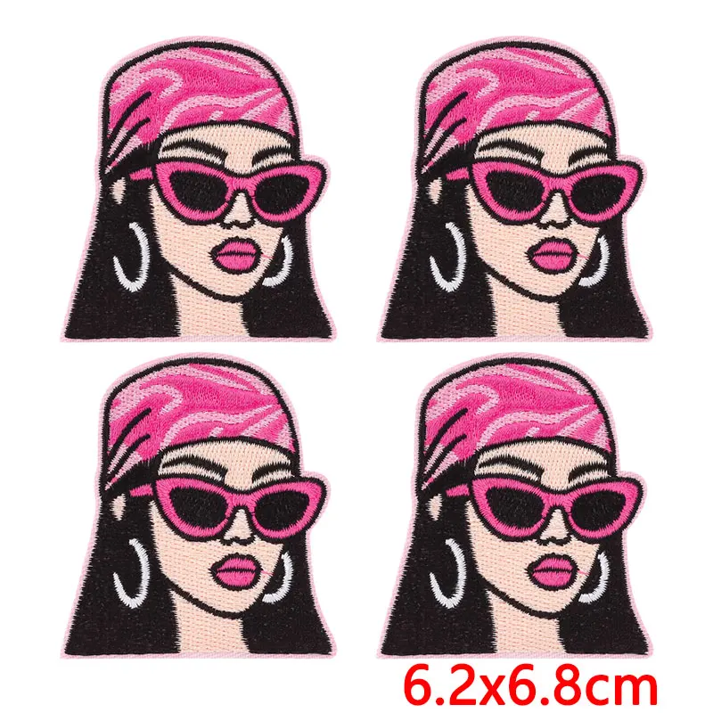 Parches termoadhesivos bordados mano de la paz para ropa y gorras - imagen 4
