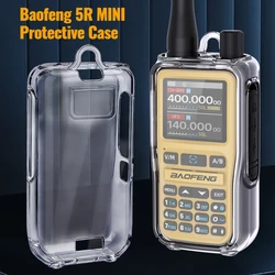 Funda protectora Baofeng UV-5R – TPU transparente para walkie talkie