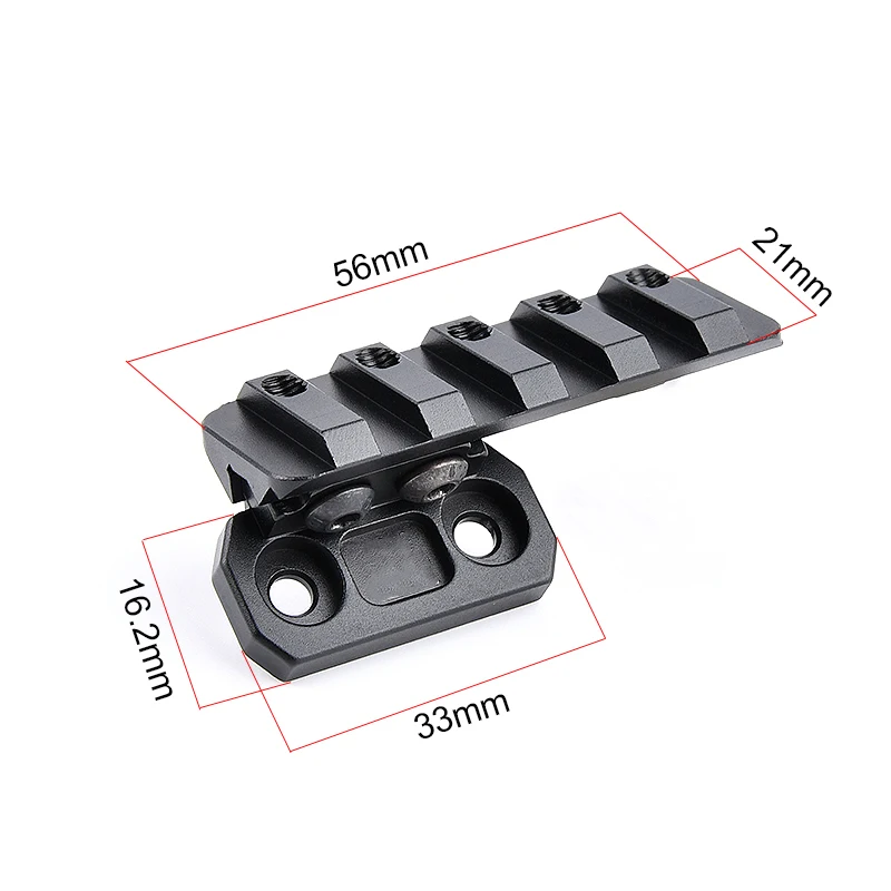 Soporte linterna táctica M300 M600 Picatinny MLOK airsoft