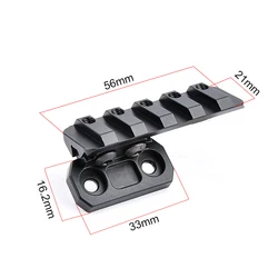 Soporte linterna táctica M300 M600 Picatinny MLOK airsoft