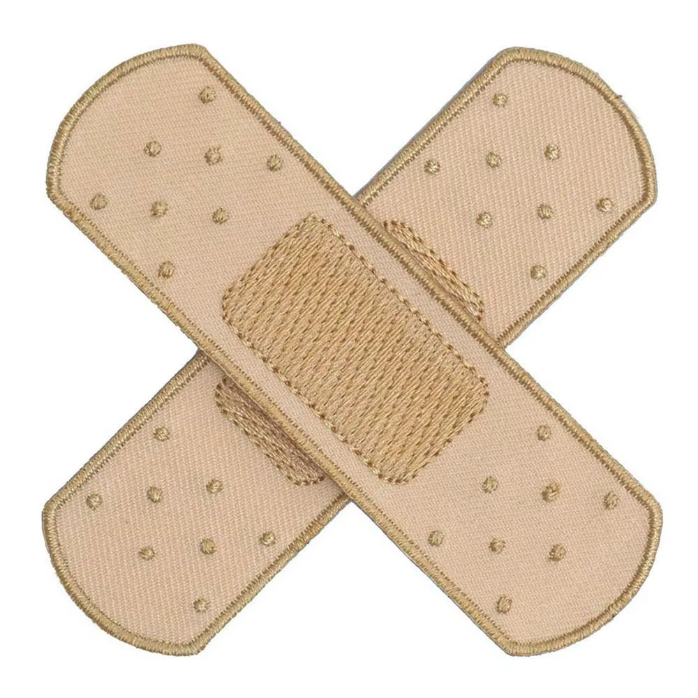 Parche médico militar bordado con velcro tipo gancho y bucle - imagen 2