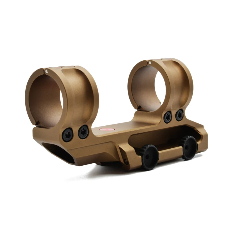 Detalle del sistema de fijación y rail Picatinny