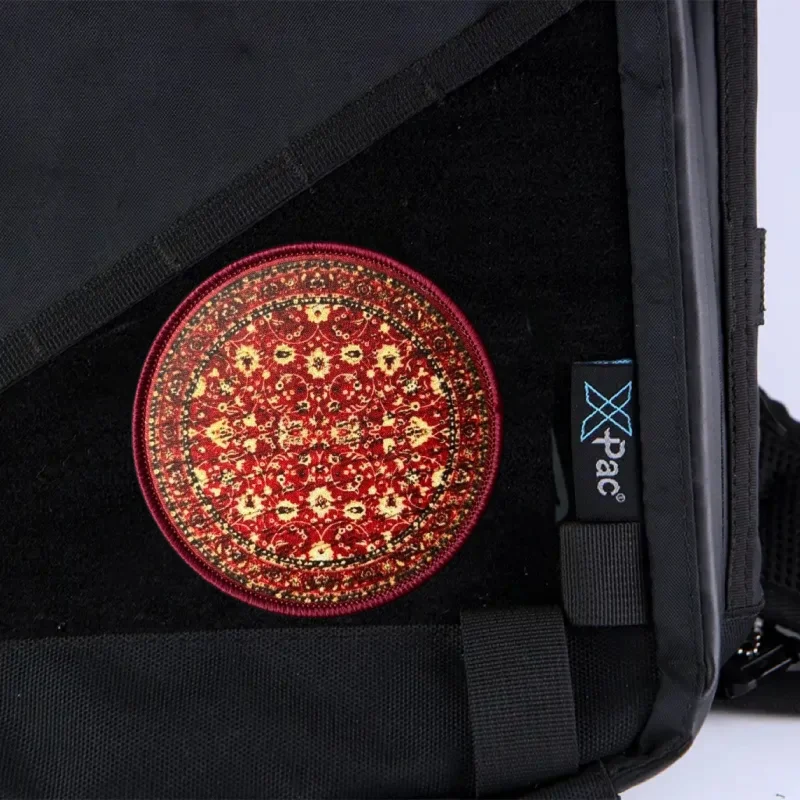 Parche táctico velcro con patrón alfombra persa para mochila - imagen 3