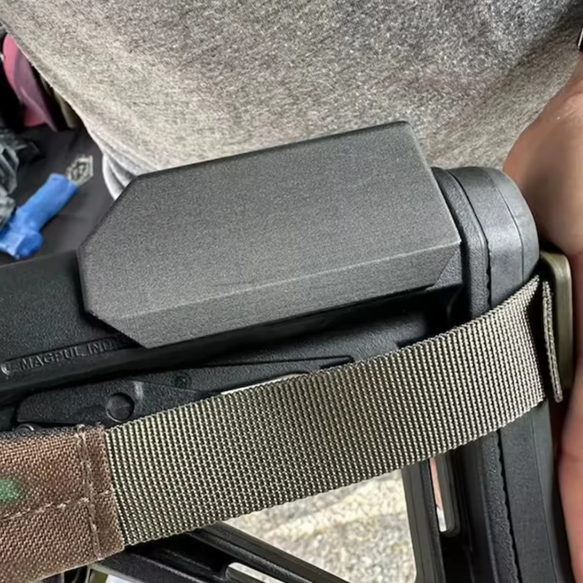 Carrillera AR15/M4 con elevador trasero nylon liberación rápida - imagen 4