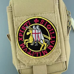 Parche táctico bordado templarios – insignia militar para ropa
