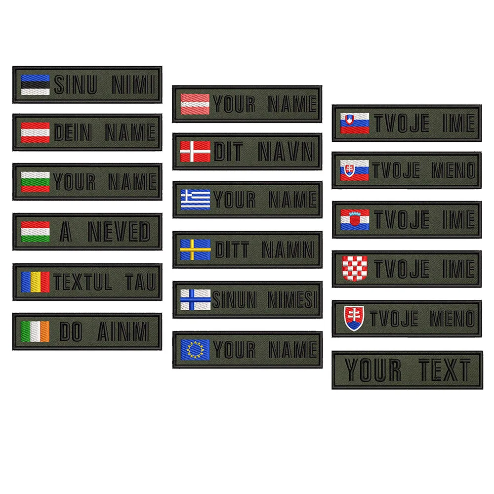 Parche táctico bandera Estonia – Personalizado verde - imagen 4