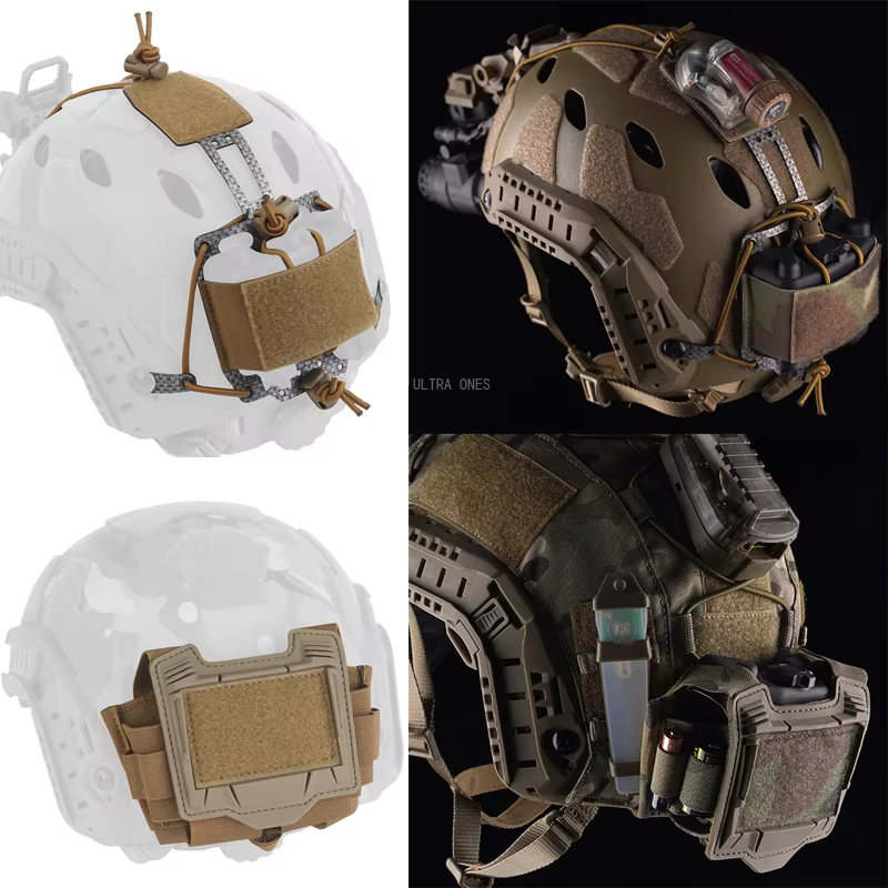 PVS31 NVG bolsa almacenamiento batería para casco táctico caza airsoft - imagen 4