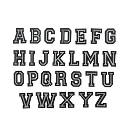 Parche luminoso personalizado con nombre - letras A-Z en nylon