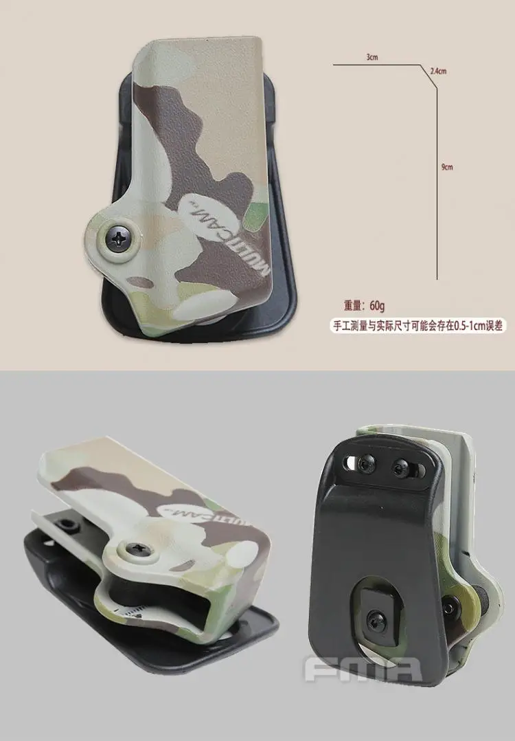 Detalle del sistema de sujeción y clip