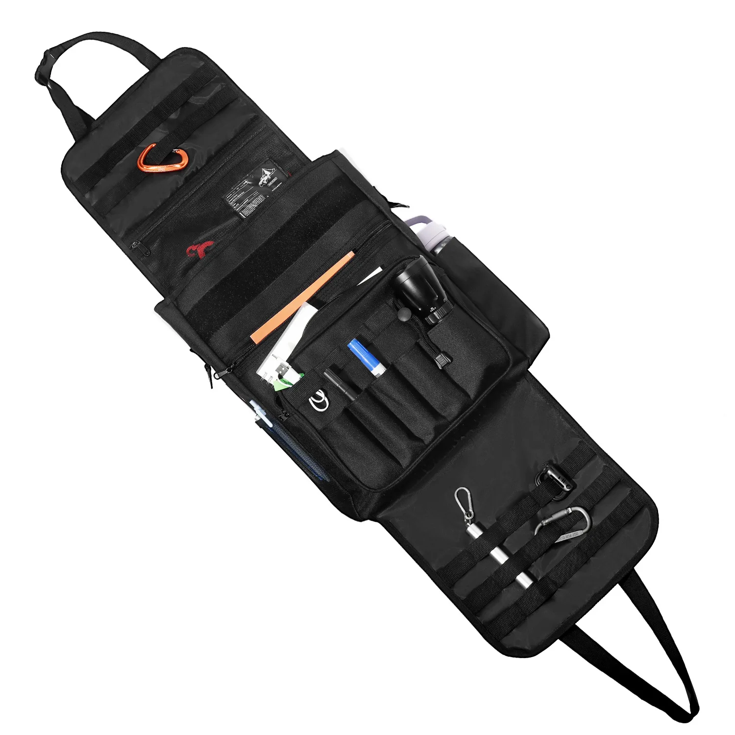 Bolsa táctica herramientas MOLLE plegable EDC portabotellas tiro