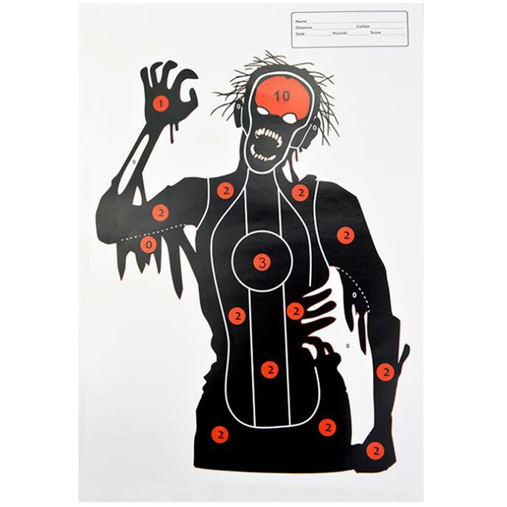 Diana esqueleto zombi 12x17cm – blancos para Airsoft, arco y pistola - imagen 2