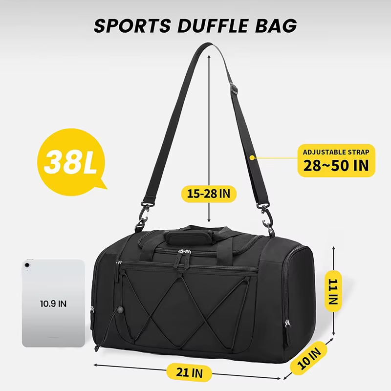 Bolsa táctica ripstop impermeable con compartimentos para calzado - imagen 5