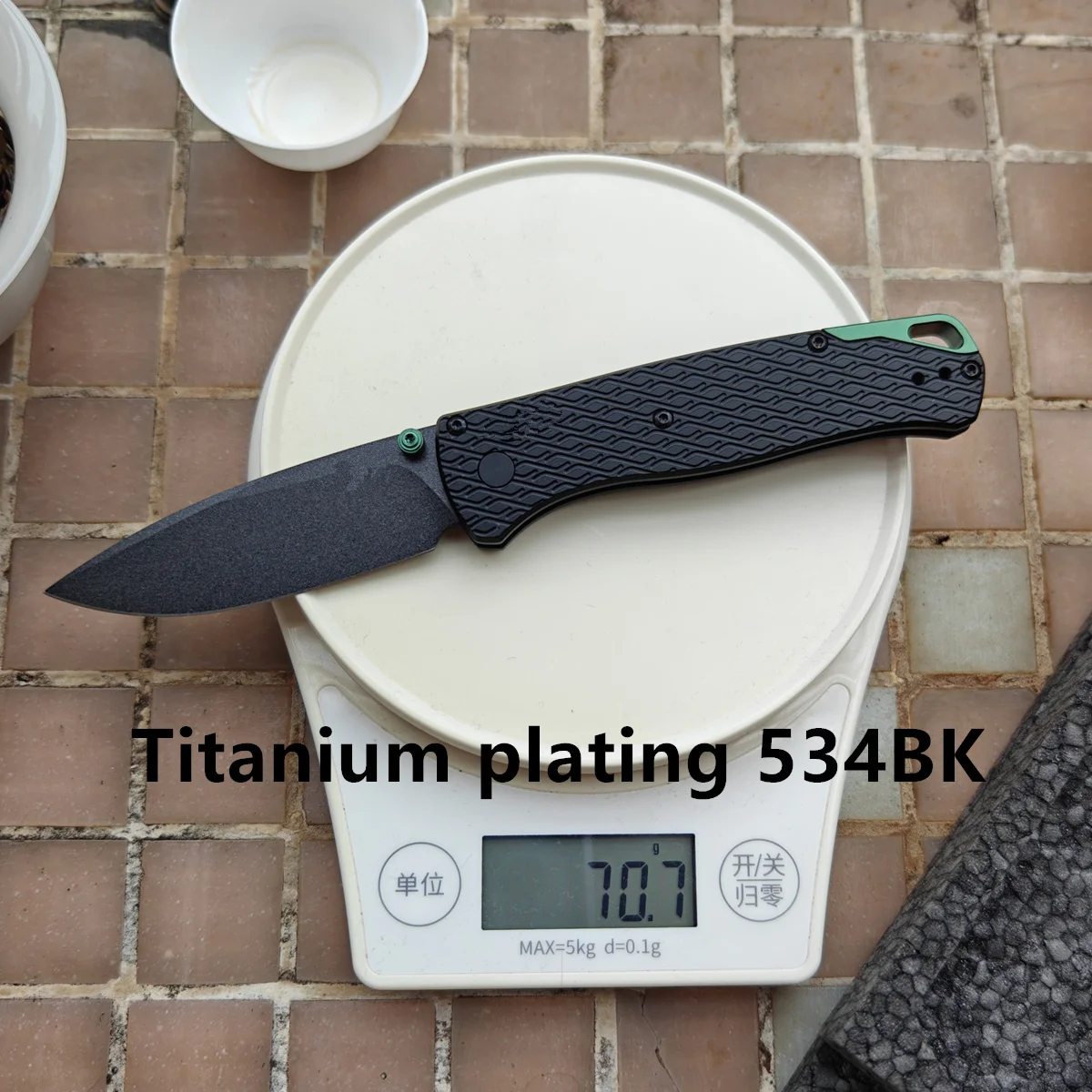 Cuchillo EDC Good Foam Bugout 534 MagnaCut con mango de aluminio