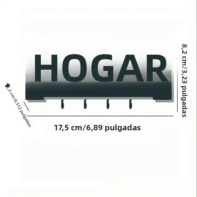 Gancho metálico de pared para llaves y organización de equipaje - imagen 4
