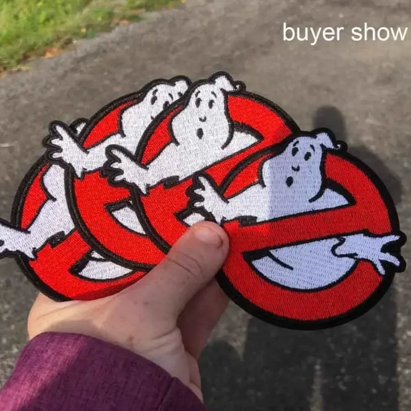 Ghostbusters parche táctico Punk bordado con velcro para ropa - imagen 2