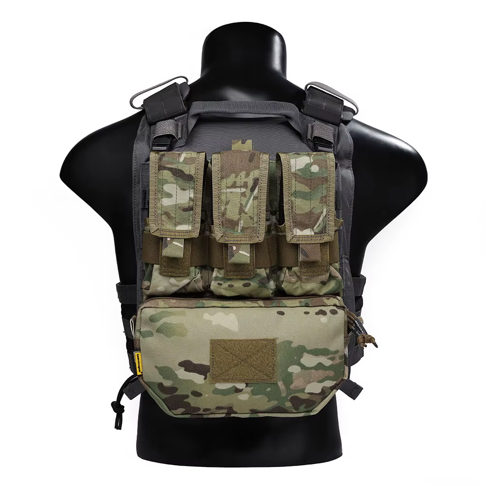 Emersongear Panel trasero táctico MOLLE Assault con bolsas munición