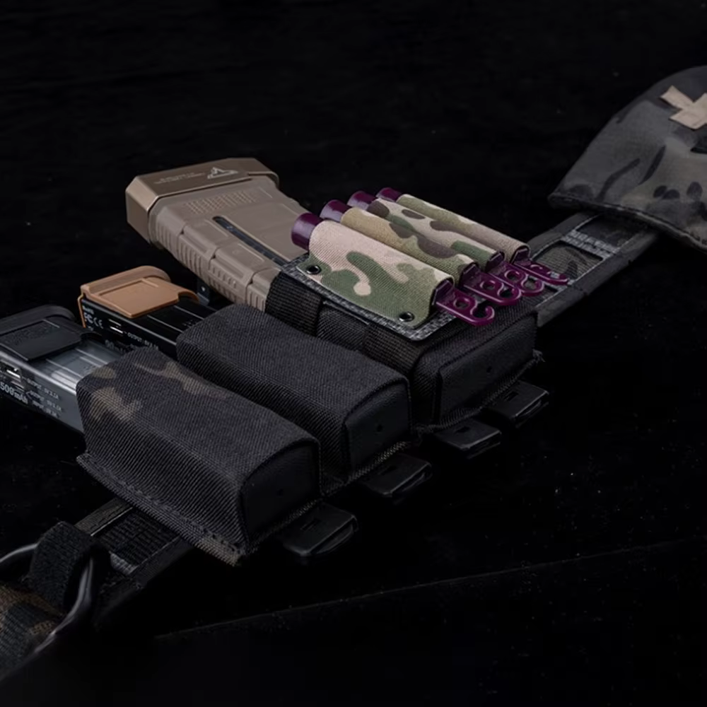 Porta barritas luminosas MOLLE bolsa táctica para chaleco y cinturón - imagen 5