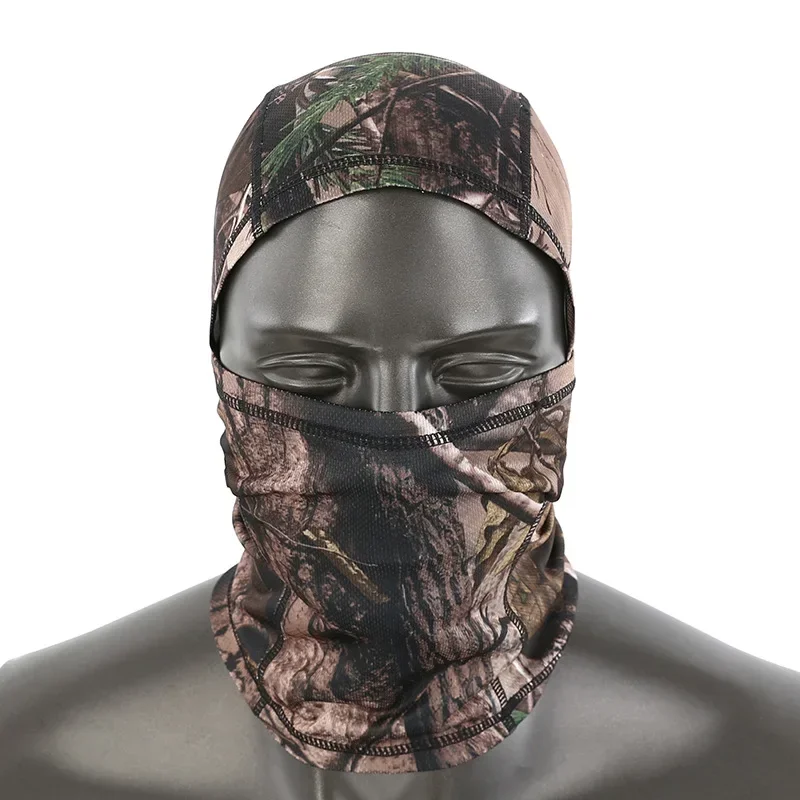 Pasamontañas táctico camuflaje facial completa, malla secado rápido - imagen 2