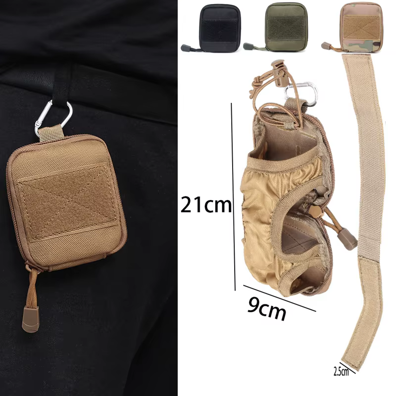 Porta botella MOLLE plegable para EDC y al aire libre – riñonera - imagen 5