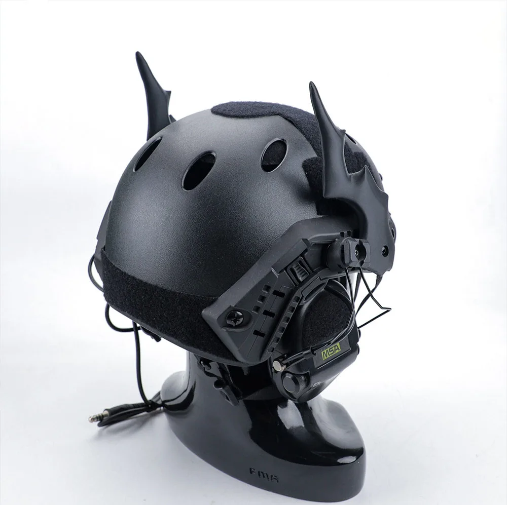Accesorios para casco táctico cuernos dragón montaje en riel