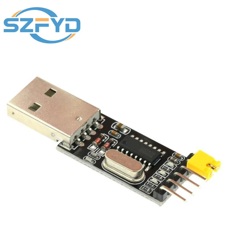 Indicadores LED y interruptor de tensión del convertidor USB a TTL